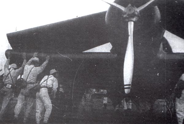 空母瑞鶴の九七式艦上攻撃機