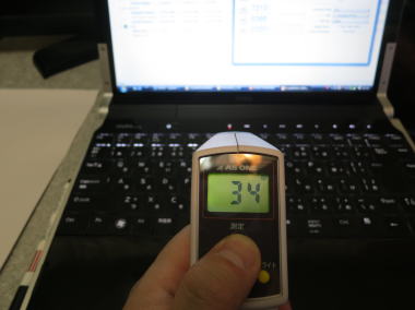 Dell Studio XPS 1340の温度測定