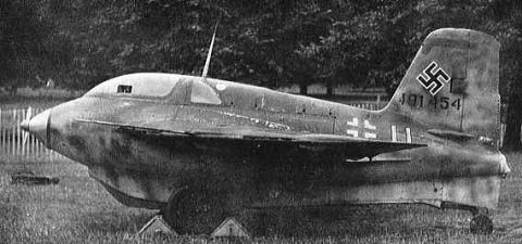 ドイツ空軍のメッサーシュミット Me163　コメート